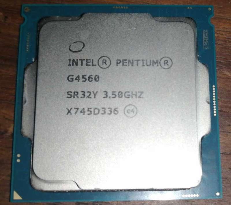 Intel pentium G4560 cpu