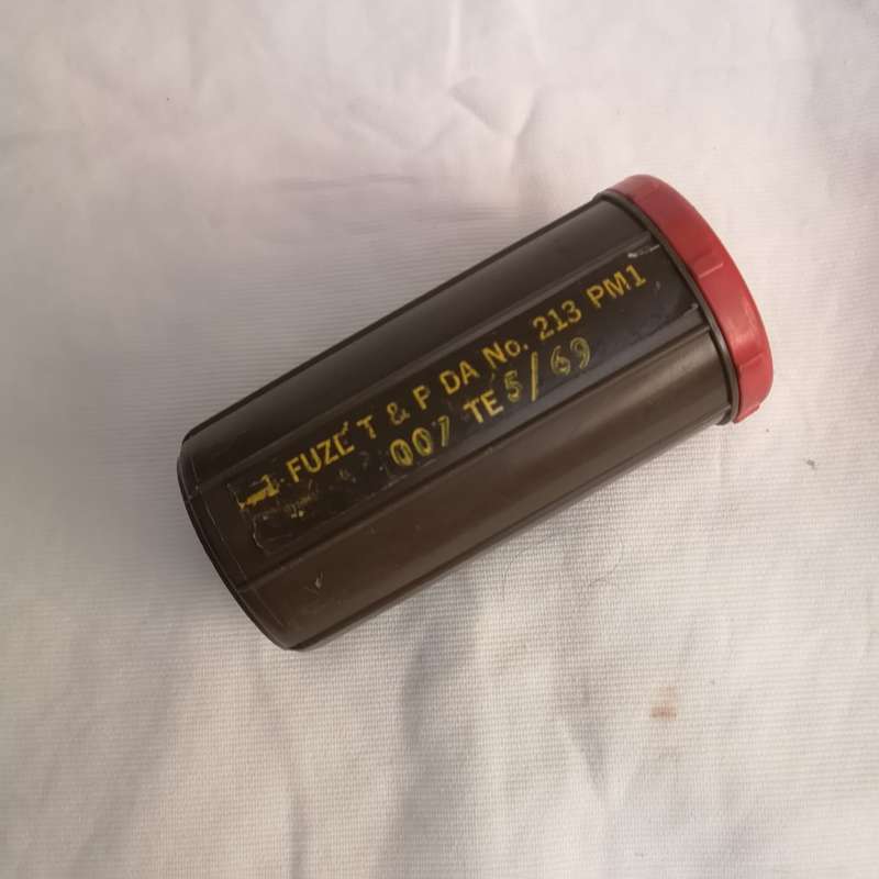 Artillery FUZE Empty Container. FUZE T & P DA No 213 PM1
