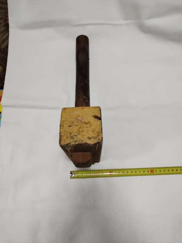 Antique Wood Mallet, Block/ Carving Chisel Hammer