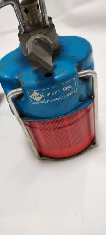 Vintage Camping Gas Stove. Bleuet ClicStop. Made in France