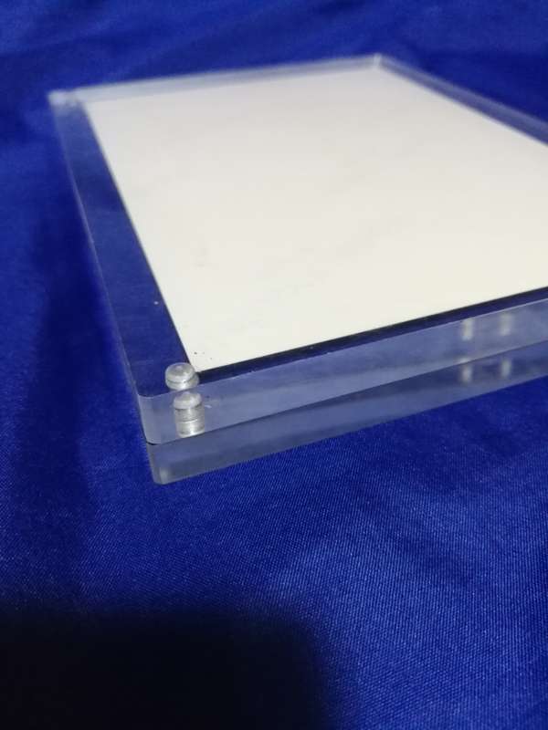 Magnetic Clear Acrylic/ perspex Desktop Frame