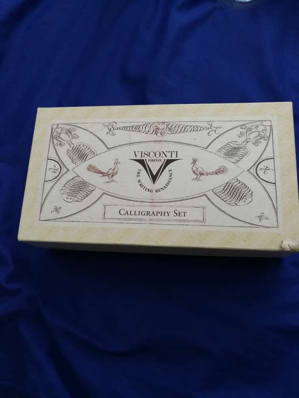 Visconti Calligraphy Set - 2 Nibs, Ink (Never Inked, Works Well)- NO PEN