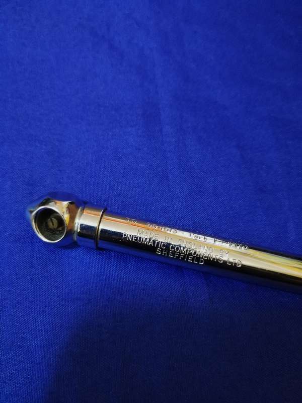 Vintage PCL- Made in England Tyre Pressure Gauge Metal Tool-  Collectible Sheffield