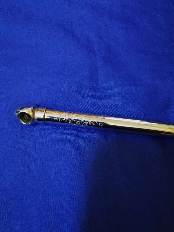 Vintage PCL- Made in England Tyre Pressure Gauge Metal Tool-  Collectible Sheffield