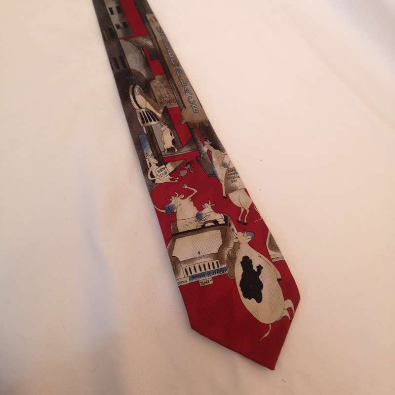 Vintage "The Far Side"Mens Tie- Udderplace