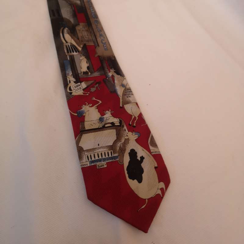 Vintage "The Far Side"Mens Tie- Udderplace