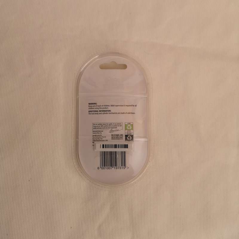 Brass Padlock 20mm set of 2- Keyed alike for luggage