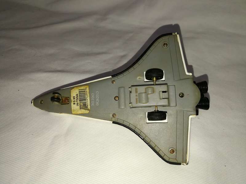 Vintage Space Shuttle Atlantis- Metal model with opening Cargo Bay
