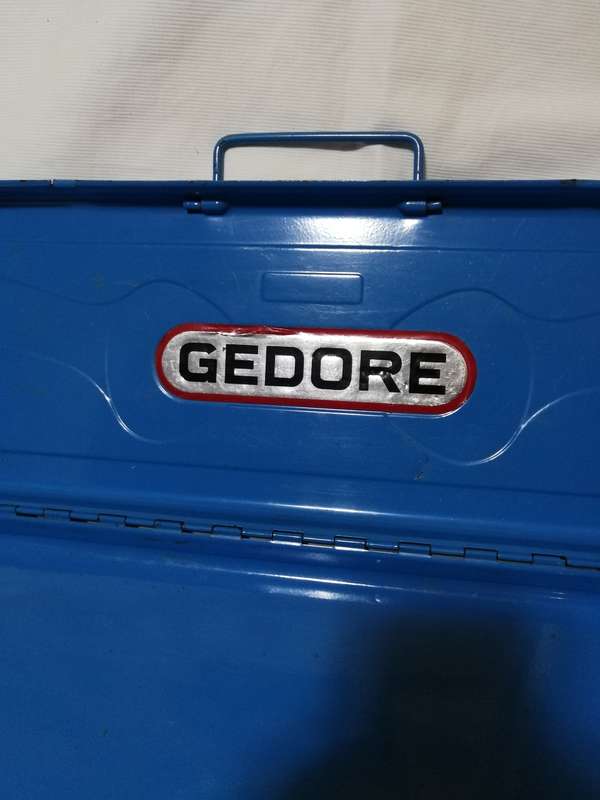 GEDORE TMZ 19 Empty Steel Case- Vintage