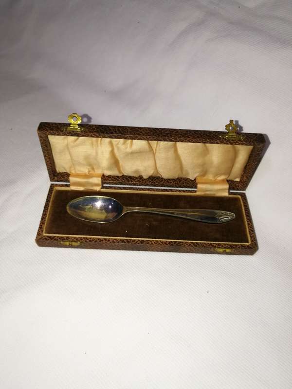 Vintage Baptism/ Christening Spoon- EPNS