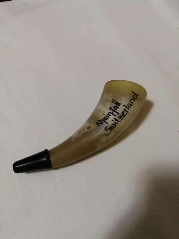 Switzerland Experience (Horn loud), Handpainted- Vintage