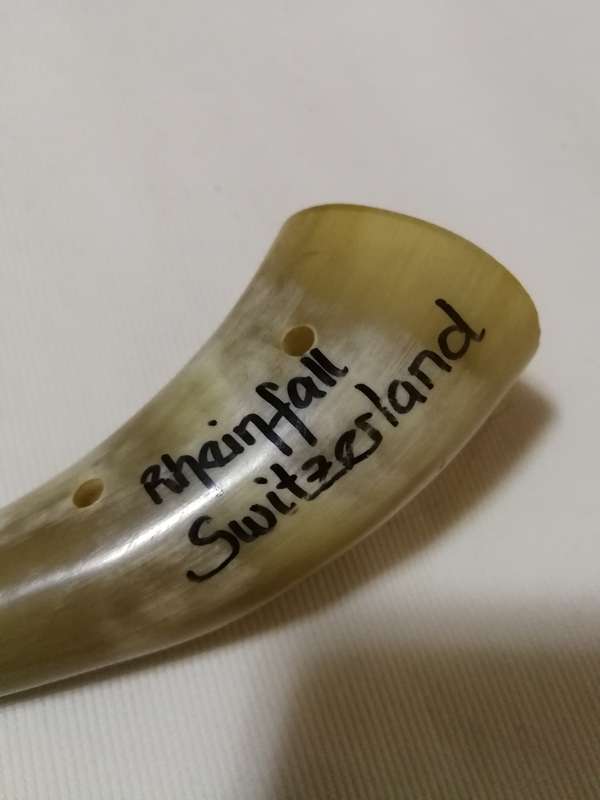 Switzerland Experience (Horn loud), Handpainted- Vintage