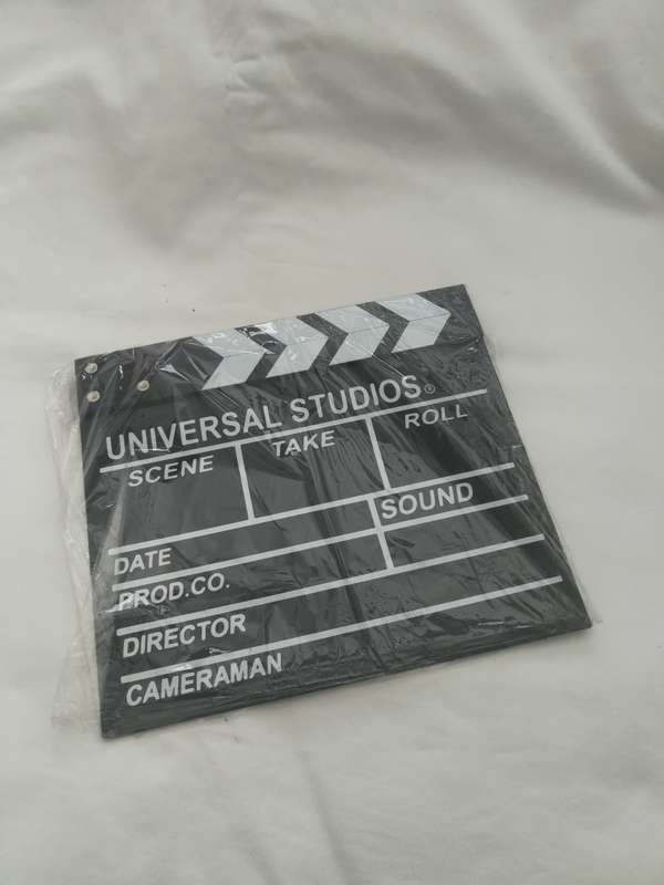 Clapperboard Sound sync, Movie Scene, Cinema, Photography, Prop or for Vlog Recording Hanging