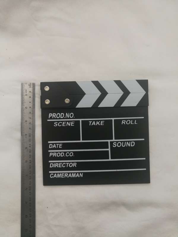 Mini Clapperboard Sound sync, Movie Scene, Cinema, Photography, Prop or for Vlog Recording Hanging