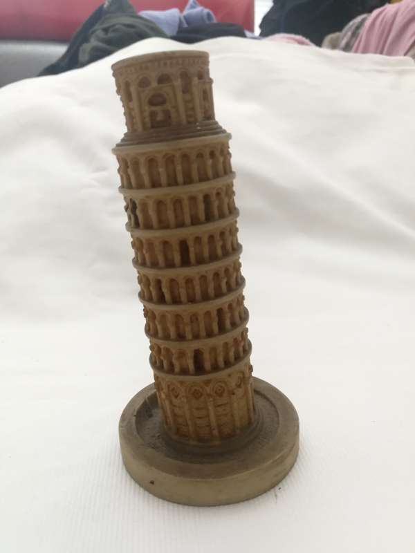 Leaning Tower of Pisa Souvenir Statue 6" Sculpture Italy