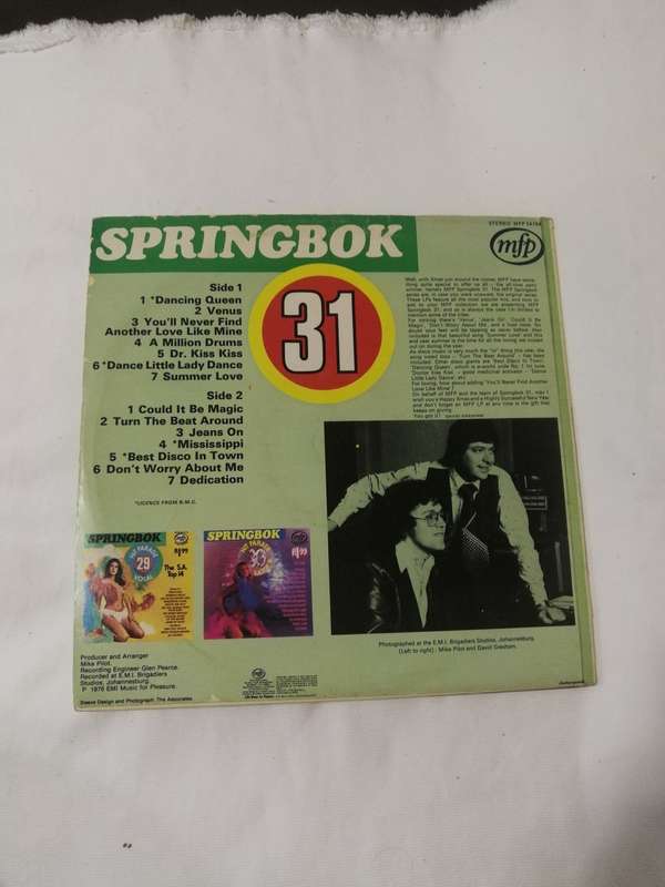 Springbok  Hit Parade 31- 70s