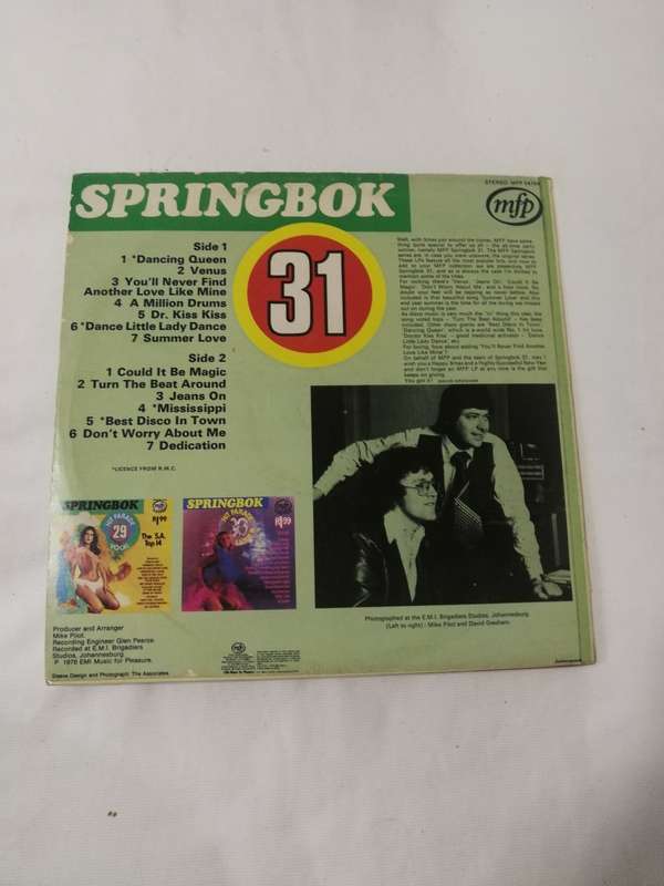 Springbok  Hit Parade 31- 70s