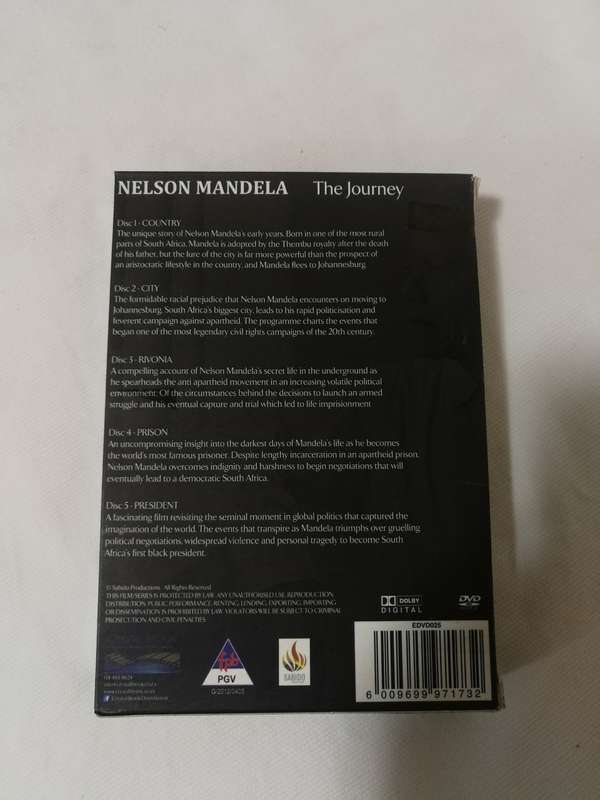 Nelson Mandela : The journey (5 DVD boxed set)
