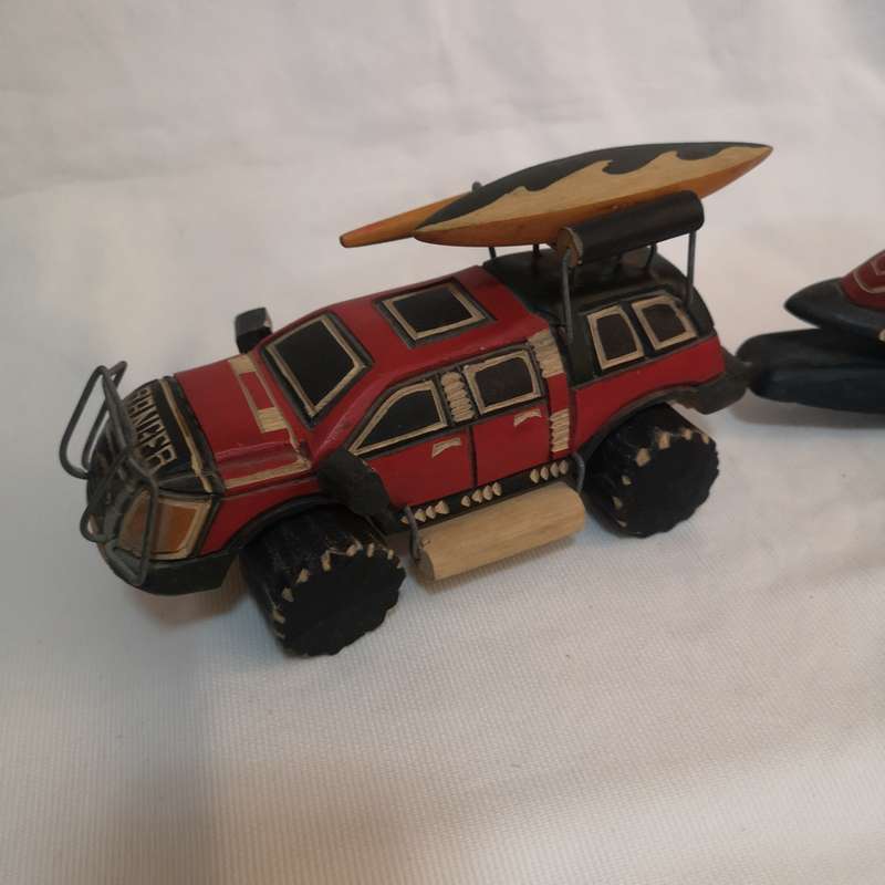 Handmade Bakkie in Solid Wood  & Jet Ski and Ranger.