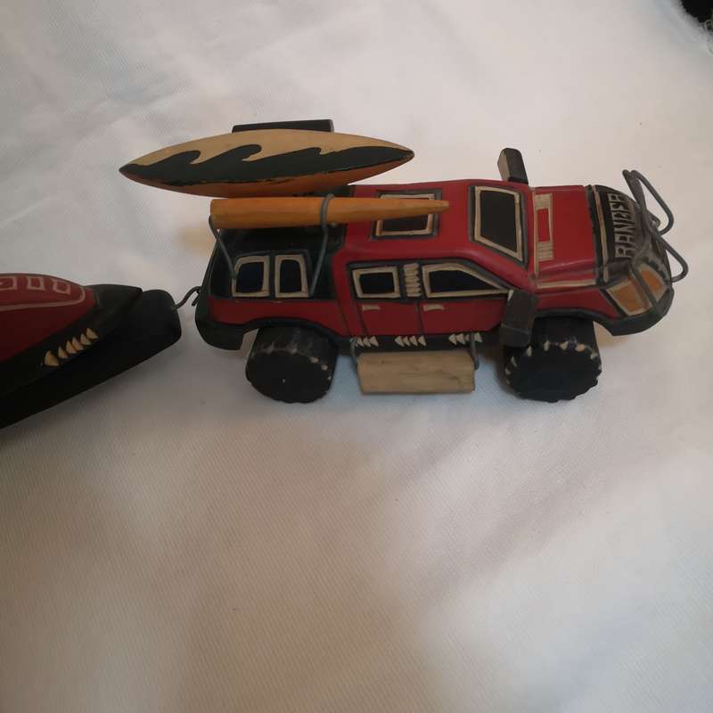Handmade Bakkie in Solid Wood  & Jet Ski and Ranger.