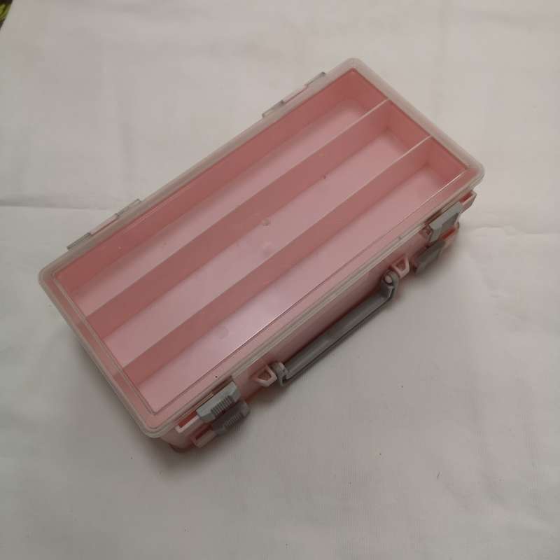 Double Sided Hard Plastic Craft N Go Pink Storage Organizer
