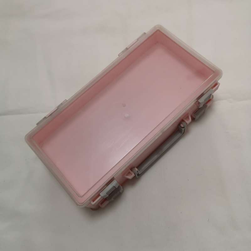 Double Sided Hard Plastic Craft N Go Pink Storage Organizer