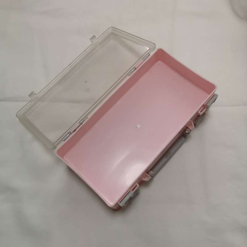 Double Sided Hard Plastic Craft N Go Pink Storage Organizer