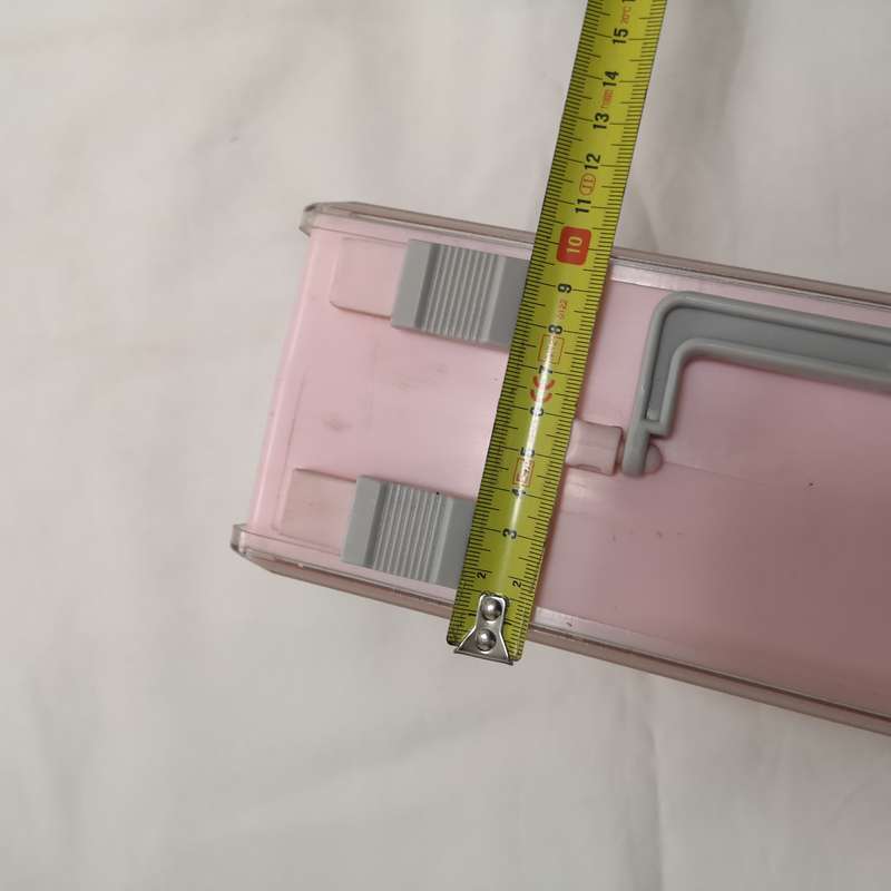Double Sided Hard Plastic Craft N Go Pink Storage Organizer