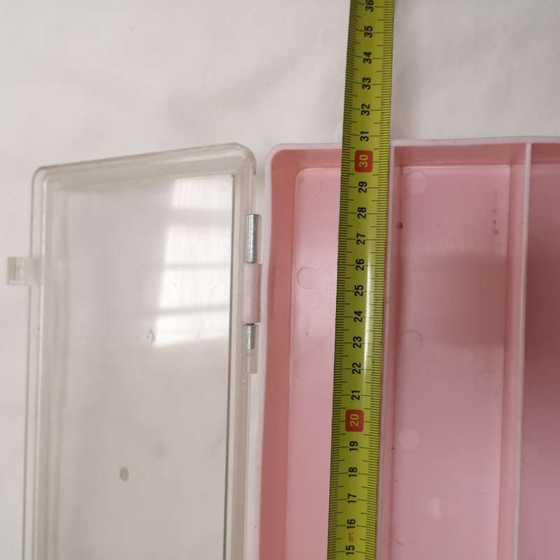 Double Sided Hard Plastic Craft N Go Pink Storage Organizer