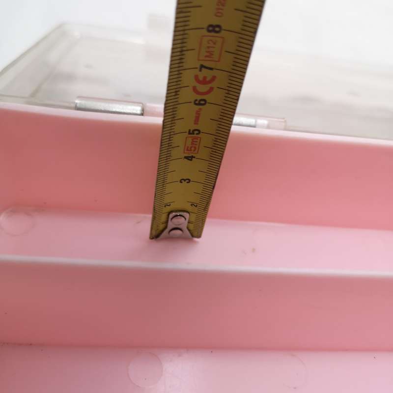 Double Sided Hard Plastic Craft N Go Pink Storage Organizer