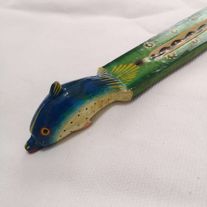Vintage Incense Burner Stick holder- Unique Handmade & Handpainted