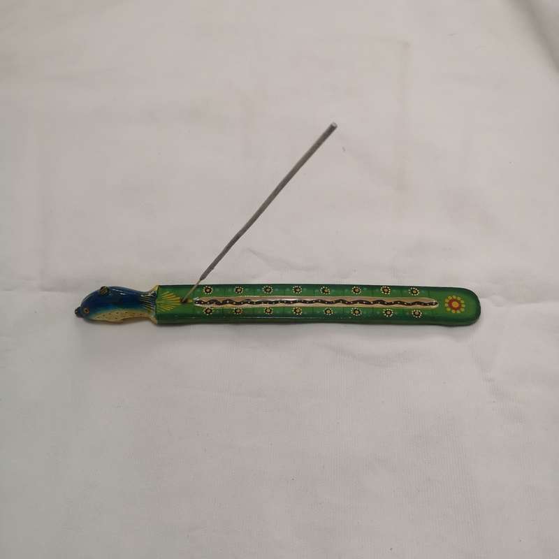 Vintage Incense Burner Stick holder- Unique Handmade & Handpainted