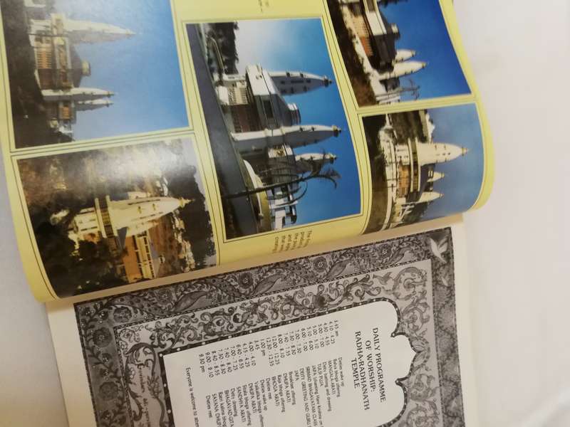 Vintage Sri Sri Radha Radhanath Temple of Understanding Souvenir book- Grand Opening 1985