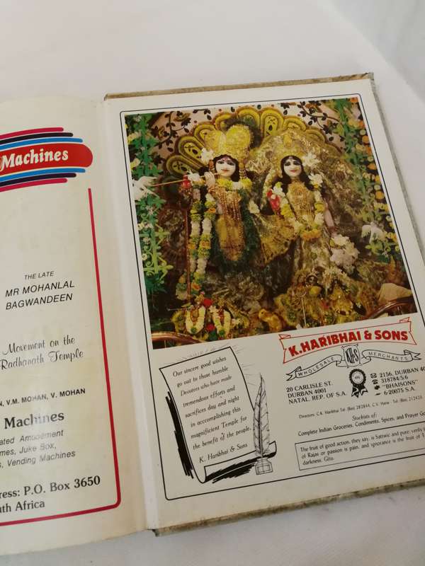 Vintage Sri Sri Radha Radhanath Temple of Understanding Souvenir book- Grand Opening 1985