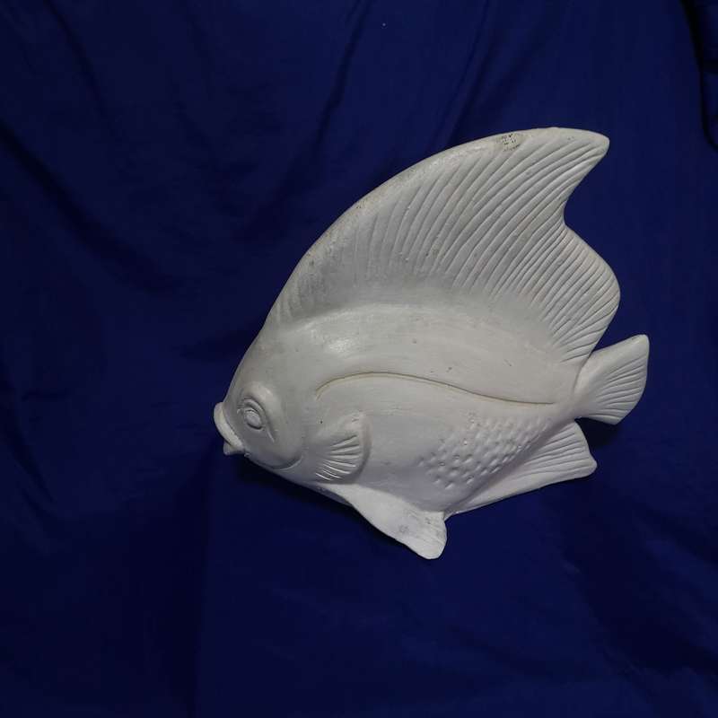 Large Ceramic Angel fish. Beautiful Display piece