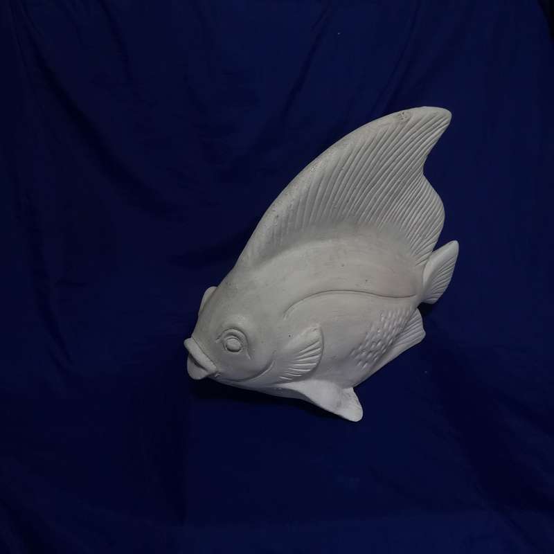 Large Ceramic Angel fish. Beautiful Display piece