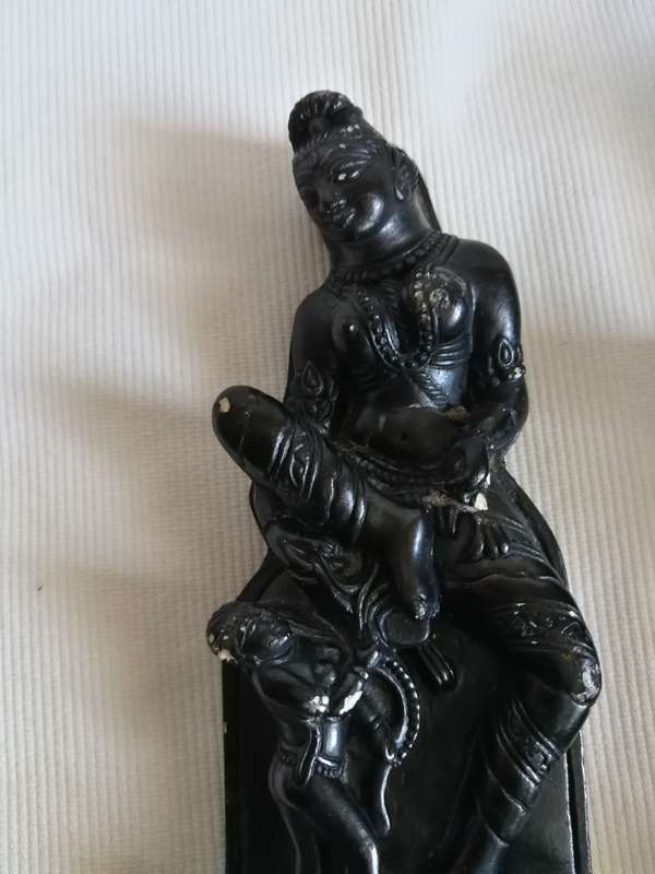 2 x semi-nude "Äpsara" Oriental Ornaments for restoration. Vintage