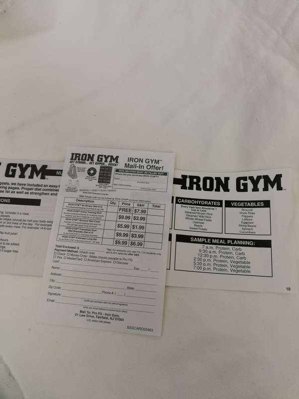 IRON GYM Booklet