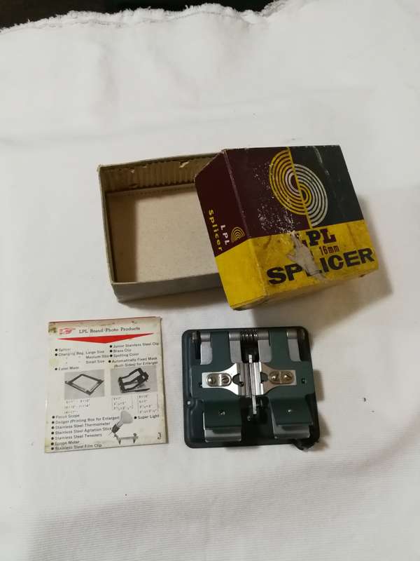 Vintage LPL Splicer 16mm Film Boxed Made in Japan. Unused