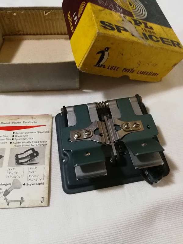 Vintage LPL Splicer 16mm Film Boxed Made in Japan. Unused