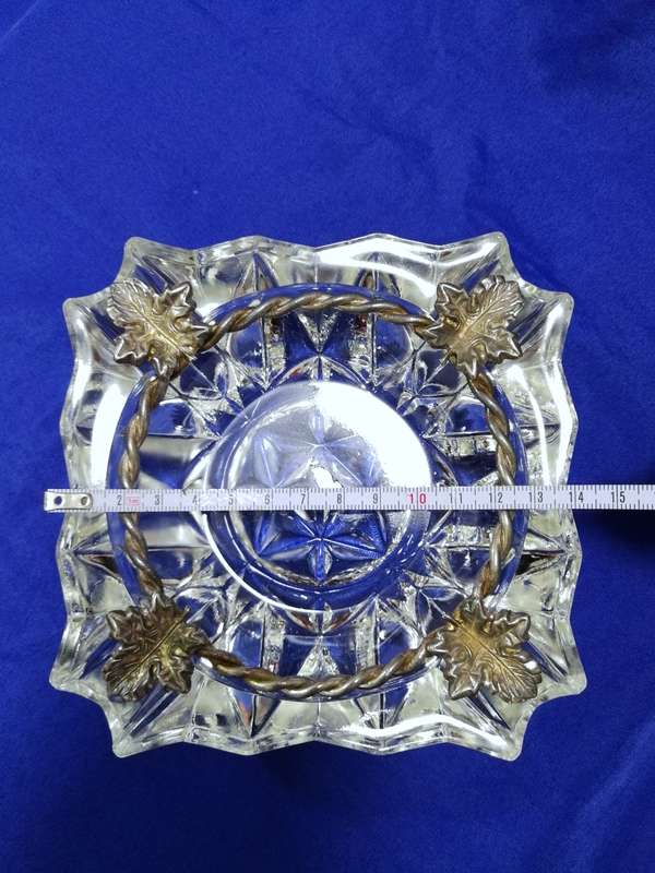 Vintage Ashtray Veropa Crystal Glass - Made in France
