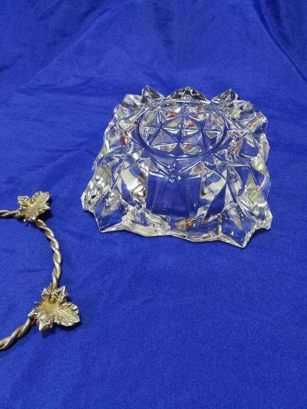 Vintage Ashtray Veropa Crystal Glass - Made in France