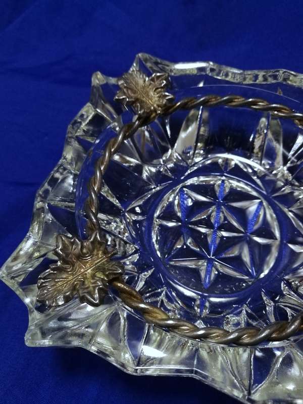 Vintage Ashtray Veropa Crystal Glass - Made in France