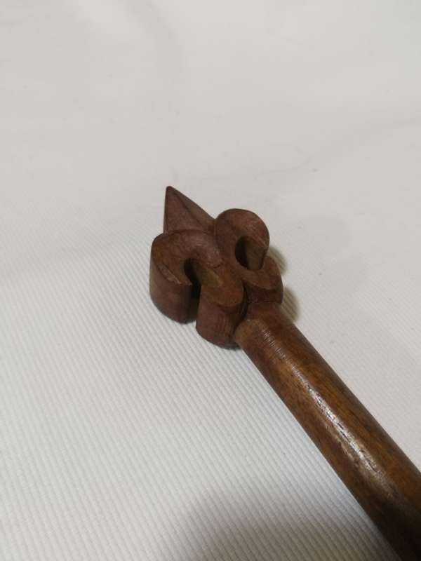 Handcarved Wooden Spoon. Vintage- Made in India