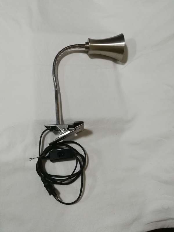 Adjustable "Zebbies" Lamp Stand with Clip and Switch