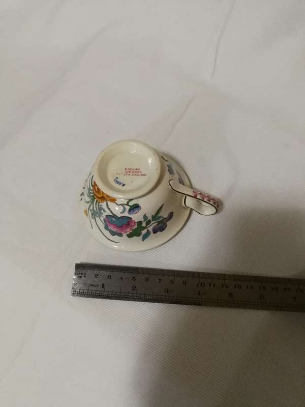 Wedgwood Etruria Tea/Coffee Cup. England Peony Shaped Early 1900s