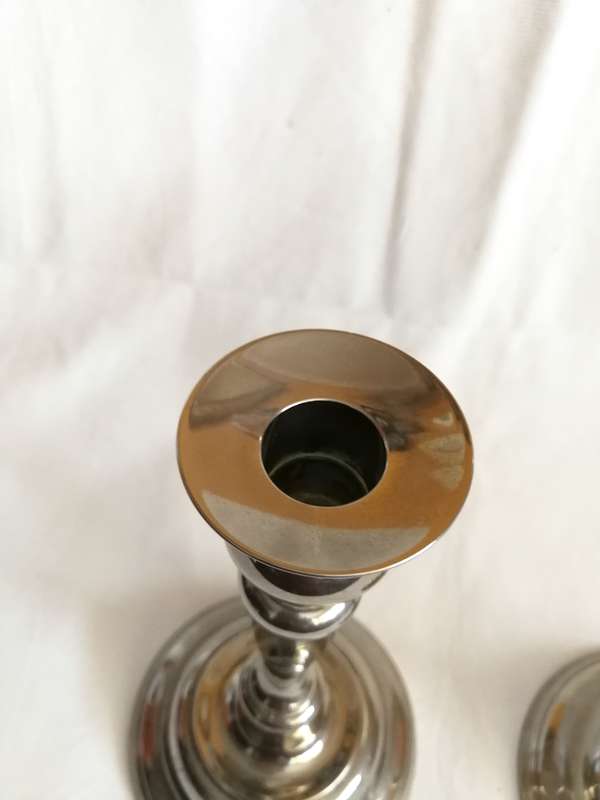 Vintage candlestick pair candlestick silver candlestick candle holder silver plated