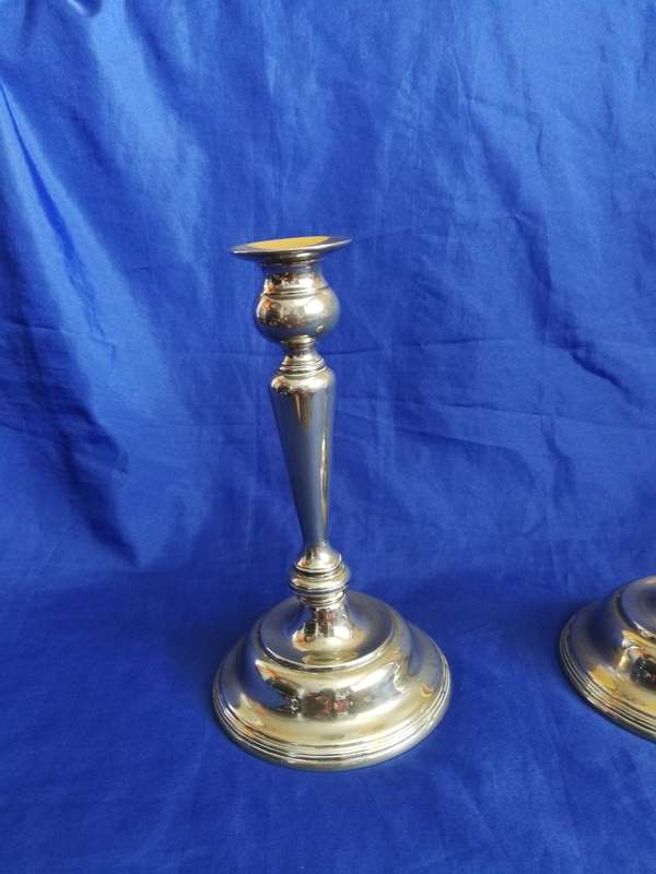Vintage candlestick pair candlestick silver candlestick candle holder silver plated