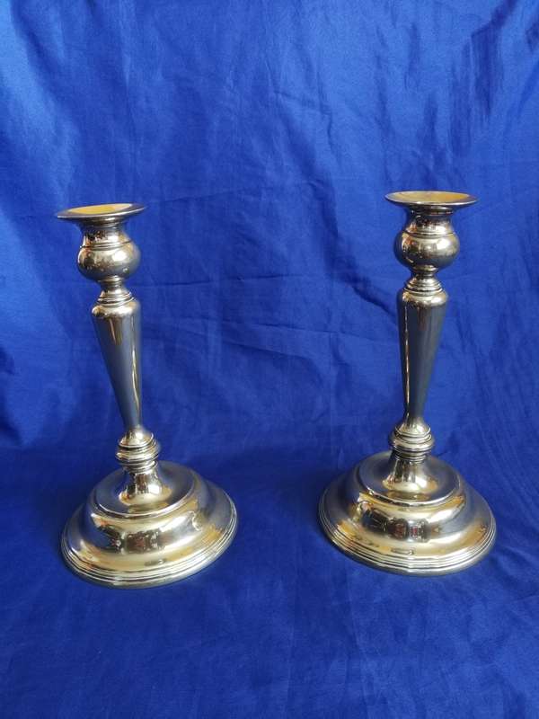Vintage candlestick pair candlestick silver candlestick candle holder silver plated
