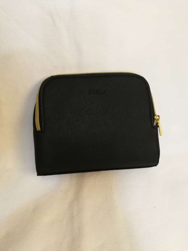 FURLA Cosmetic pouch with Gold plated zipper